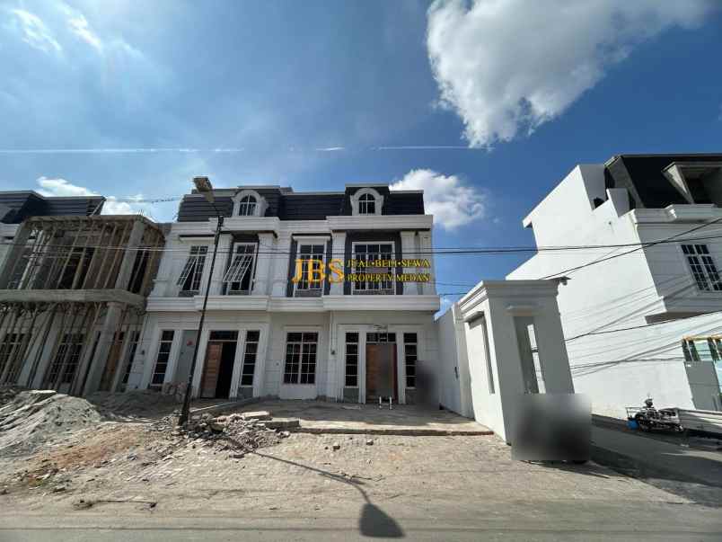 dijual ruko gudang kantor komplek deli village pulo