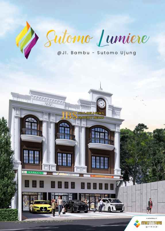 dijual ruko gudang kantor sutomo lumiere jalan bambu