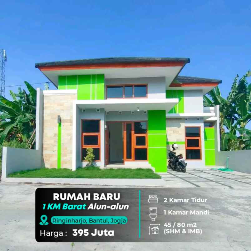 dijual rumah 1 km ke alun alun