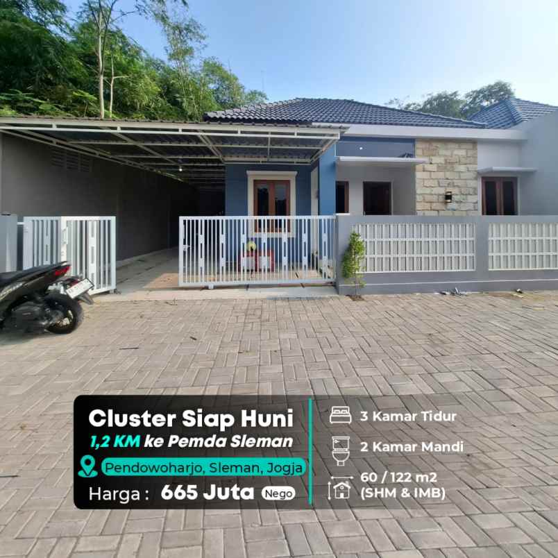 dijual rumah 1 km pemda sleman