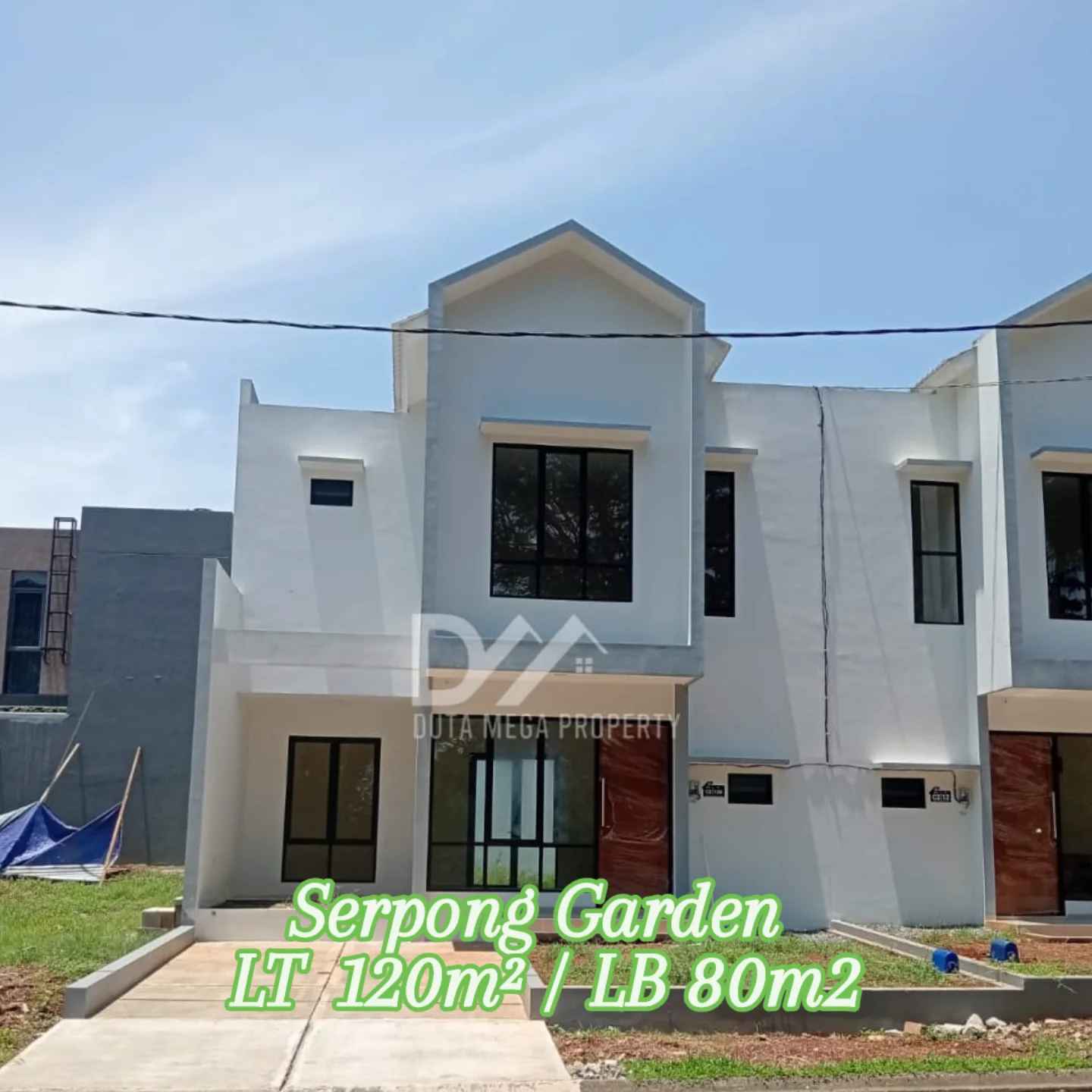 dijual rumah baru di serpong garden