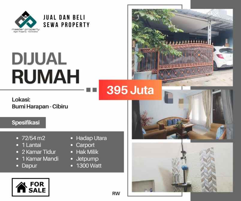 dijual rumah bumi harapan
