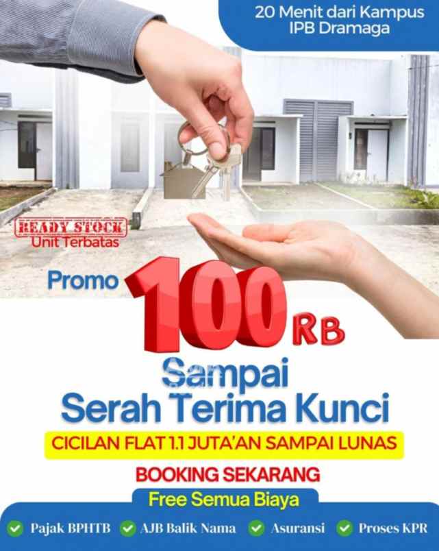 dijual rumah cibatok2 cibungbulang bogor