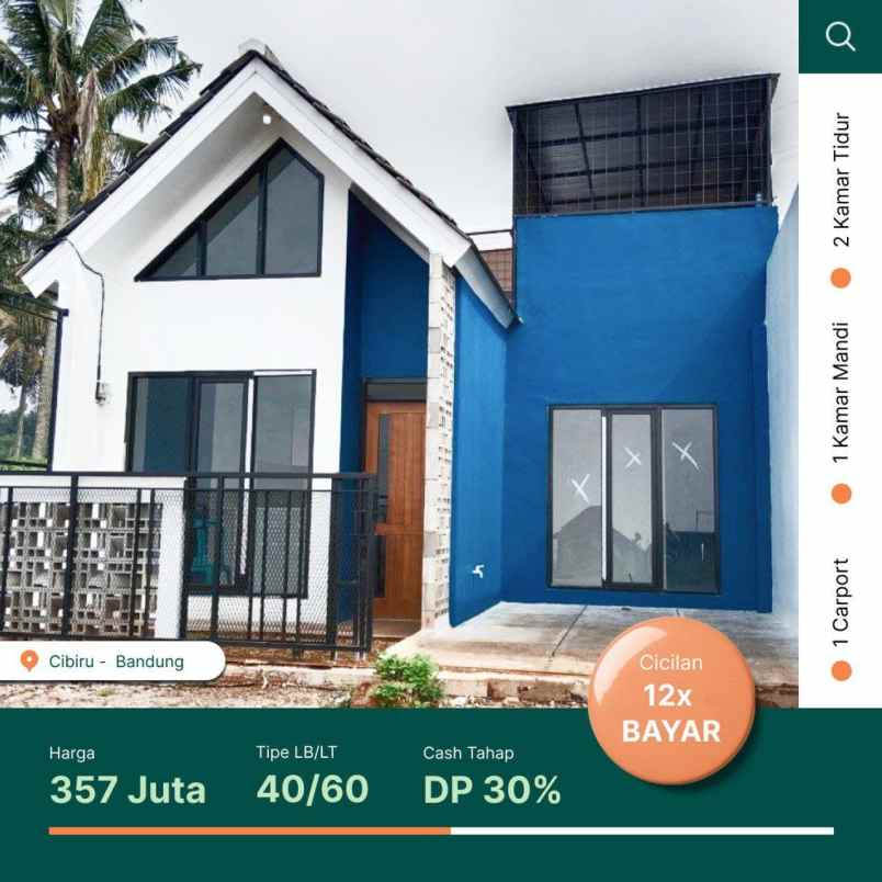 dijual rumah cibiru wetan bandung