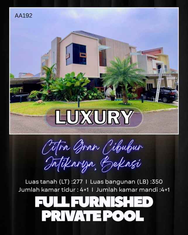 dijual rumah citragran cibubur