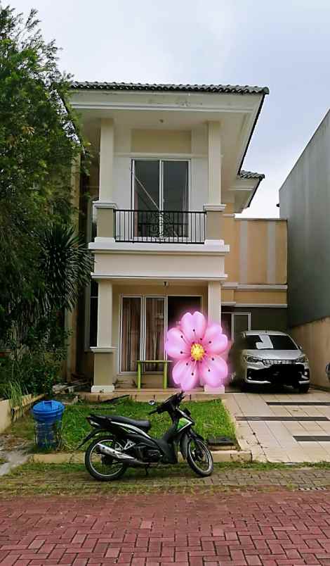 dijual rumah cluster il rosa gading serpong