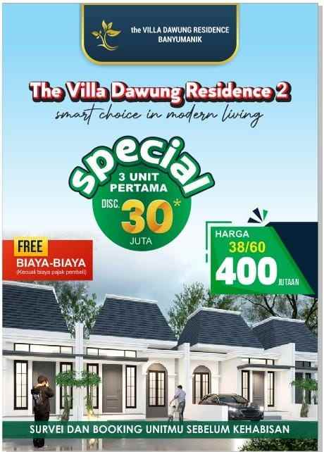 dijual rumah cluster one gate di banyumanik semarang