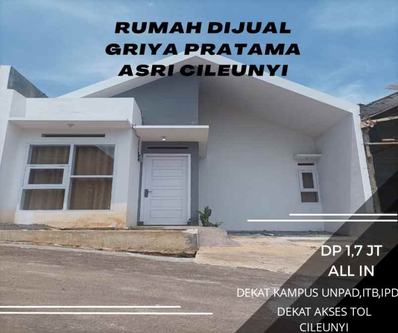 dijual rumah dekat tol cileunyi lokasi