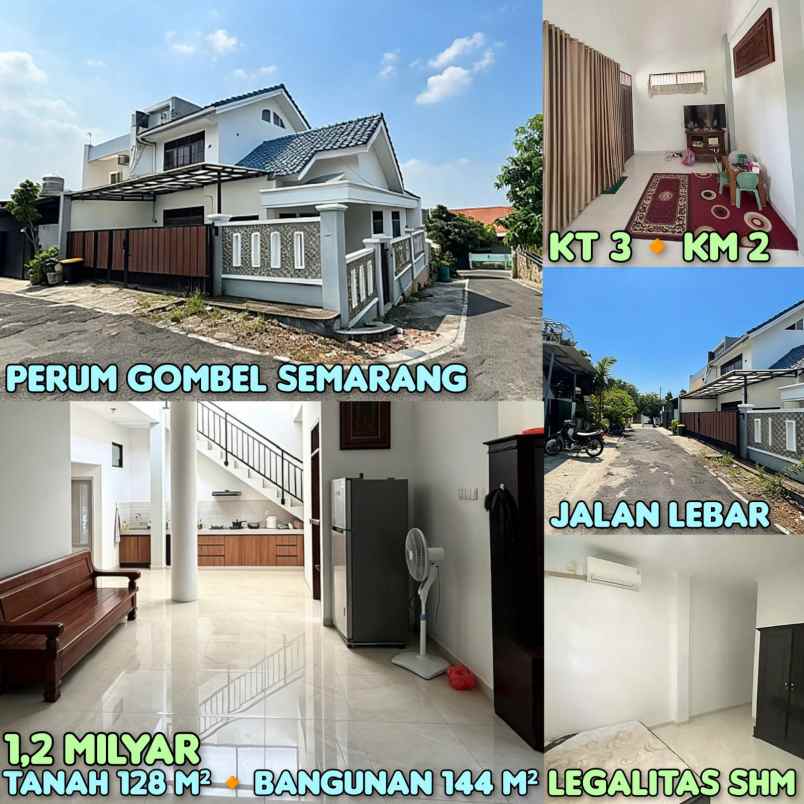 dijual rumah di perum gombel semarang