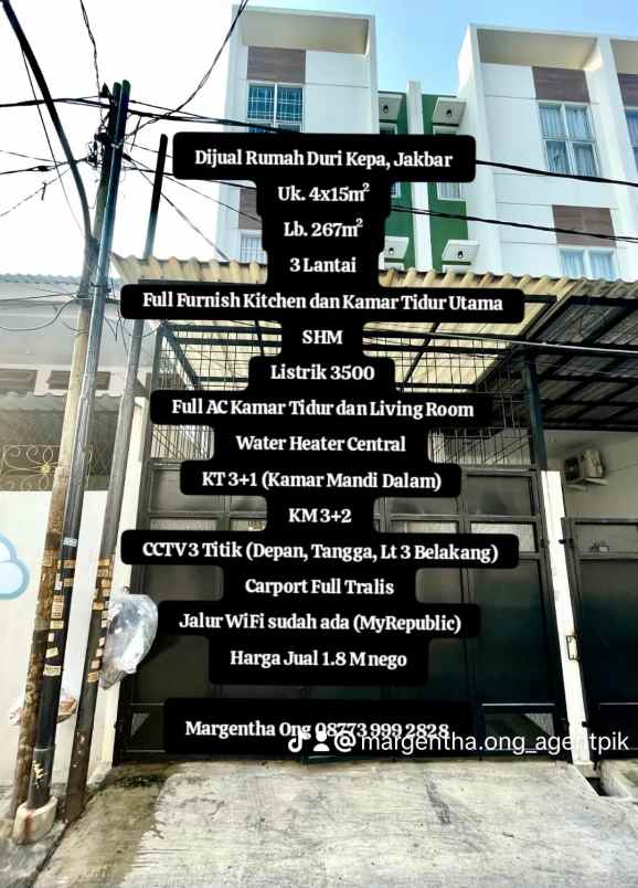 dijual rumah duri kepa jakarta barat