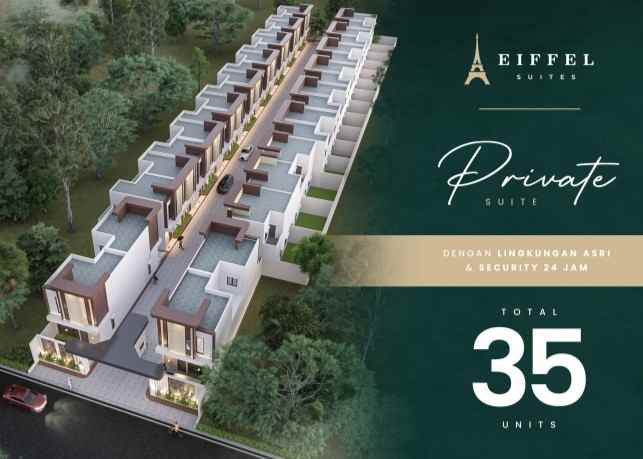 dijual rumah jalan bersama tol bandar