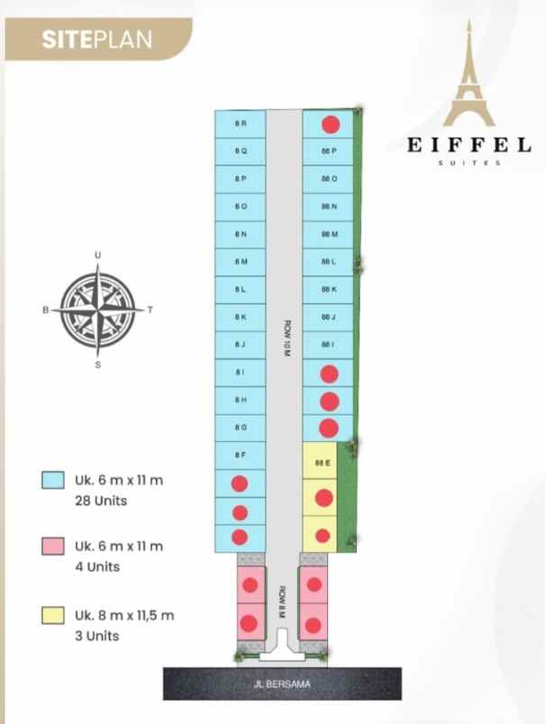 dijual rumah jalan bersama tol bandar
