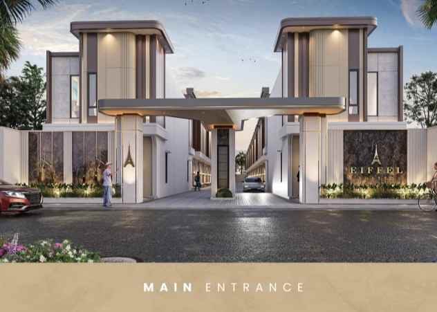 dijual rumah jalan bersama tol bandar