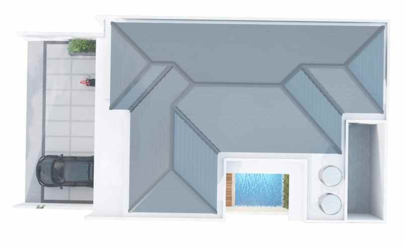 dijual rumah jalan cemara gading