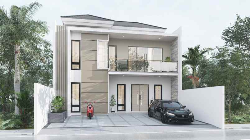 dijual rumah jalan cemara gading