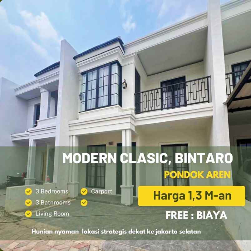 dijual rumah jalan raya ceger belakang