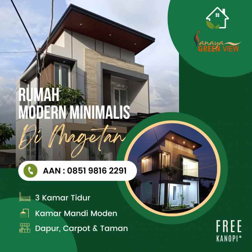 dijual rumah jl kendedes purwosari