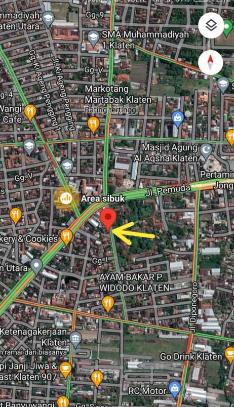 dijual rumah jl mgr sugiyo pranata no 3
