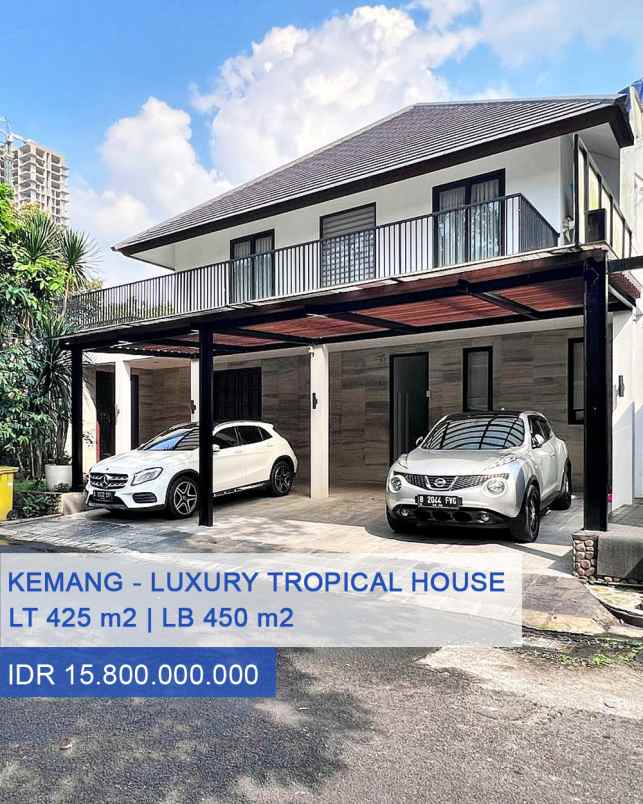 Dijual Rumah Mewah Tropis Siap Huni Di Kemang Jakarta Selatan