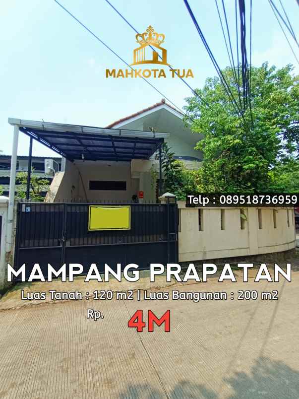dijual rumah mampang prapatan