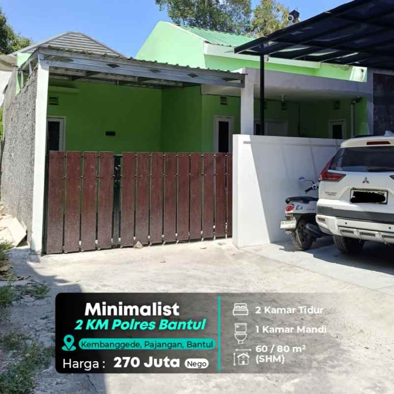 dijual rumah pajangan