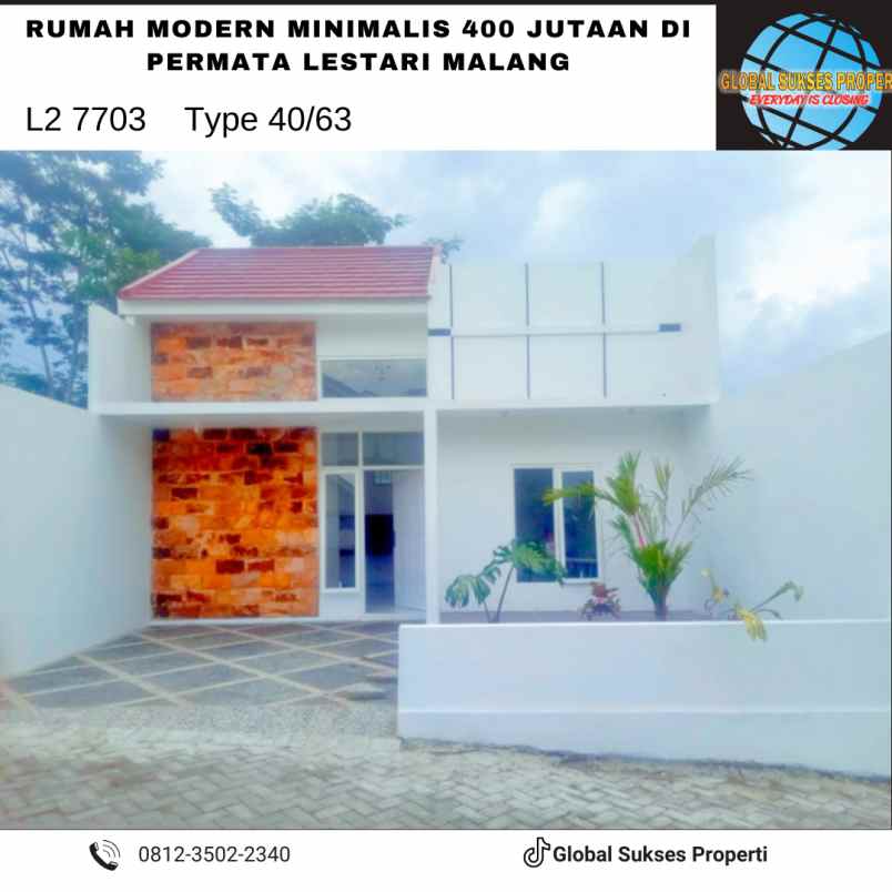 dijual rumah perumahan permata lestari
