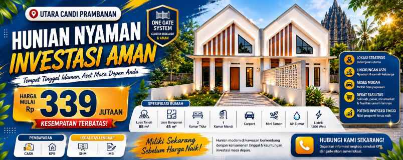 dijual rumah perumakan scandinavian