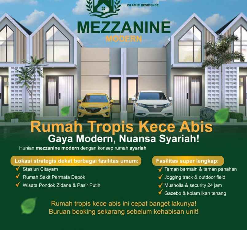 dijual rumah sawangan