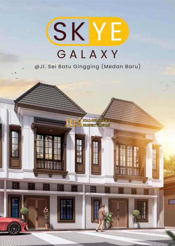 dijual rumah skye galaxy medan baru