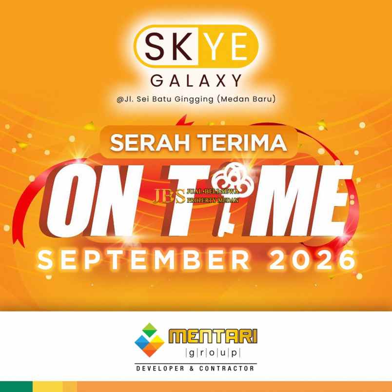 dijual rumah skye galaxy medan baru