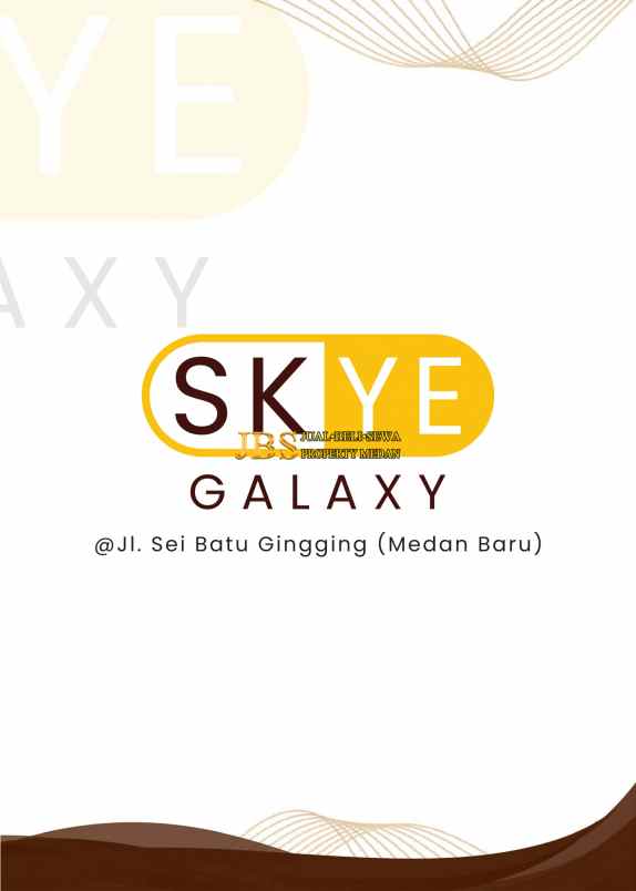 dijual rumah skye galaxy medan baru