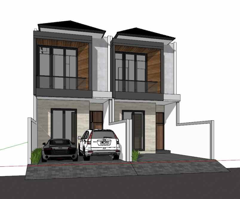 Rumah Dengan Design Mewah Elegant Serta Row Jalan Lebar Di Sutorejo