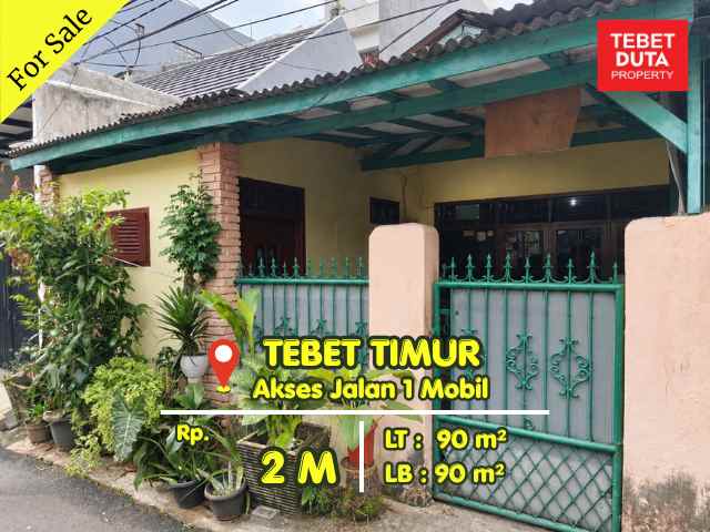 dijual rumah tebet