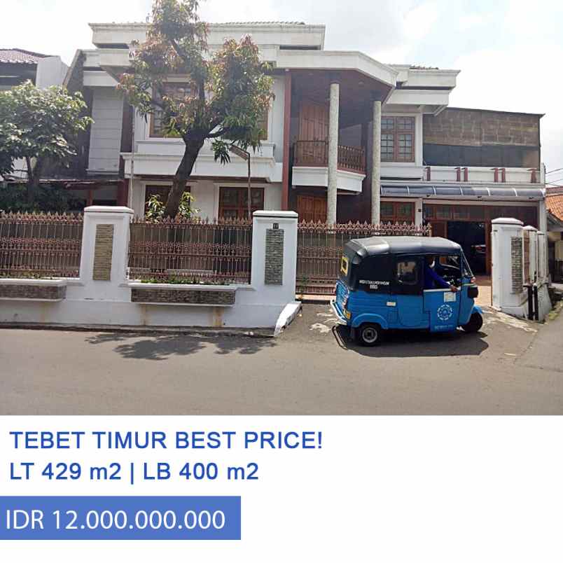 Dijual Cepat Rumah Megah Harga Bagus Di Tebet Timur Jakarta Selatan