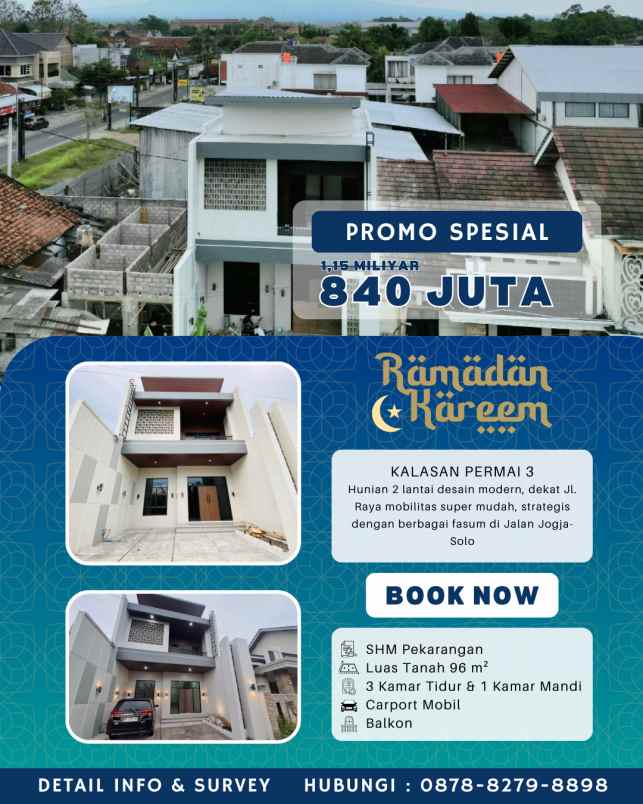 dijual rumah tirtomartani kalasan