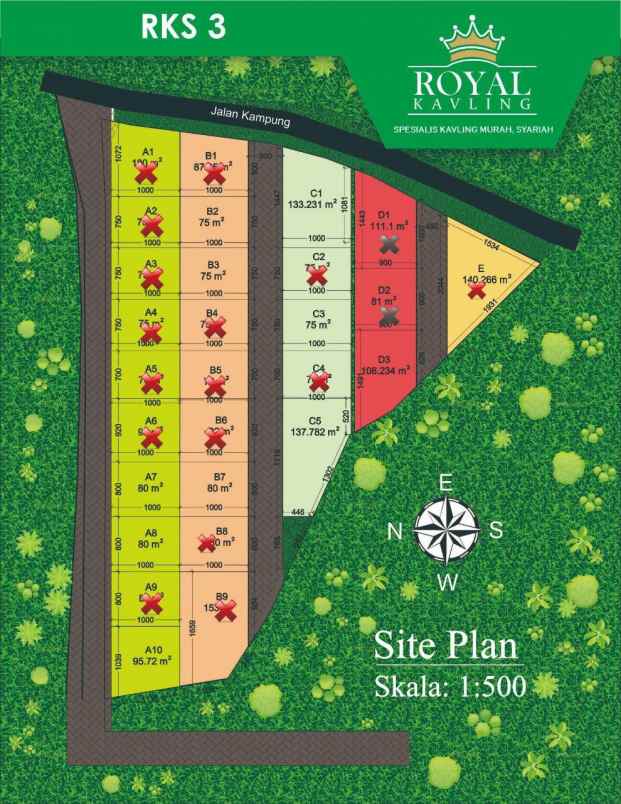 dijual tanah argomulyo bantul yogyakarta