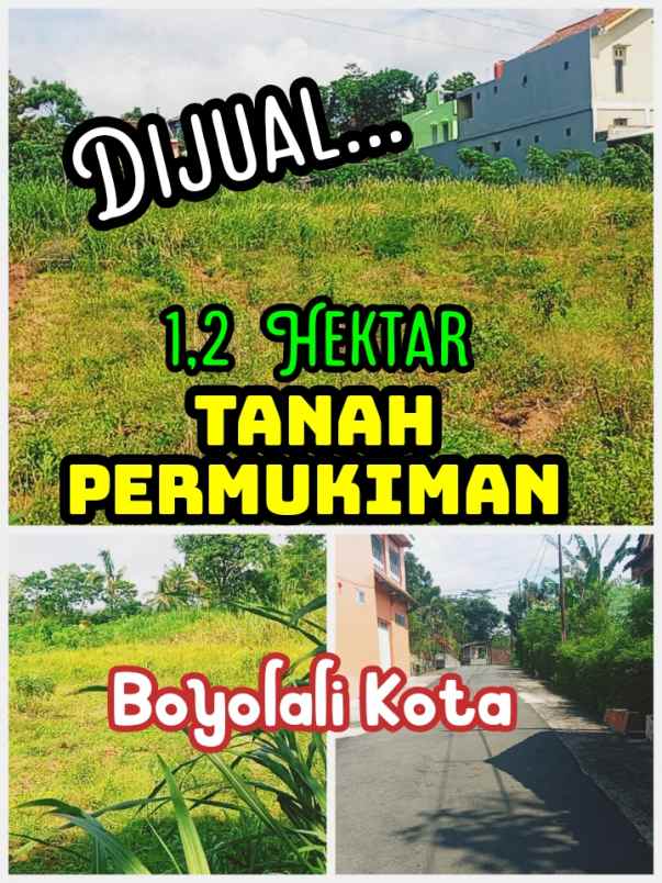 dijual tanah boyolali kota