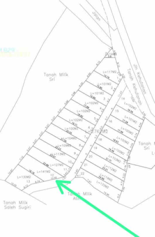 dijual tanah cluster inlight city view