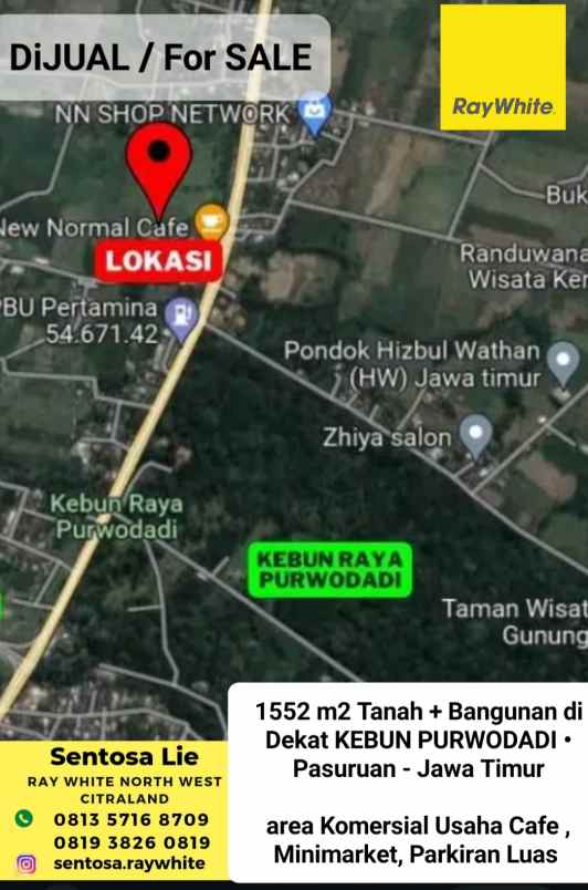 dijual tanah jalan buk kemanten