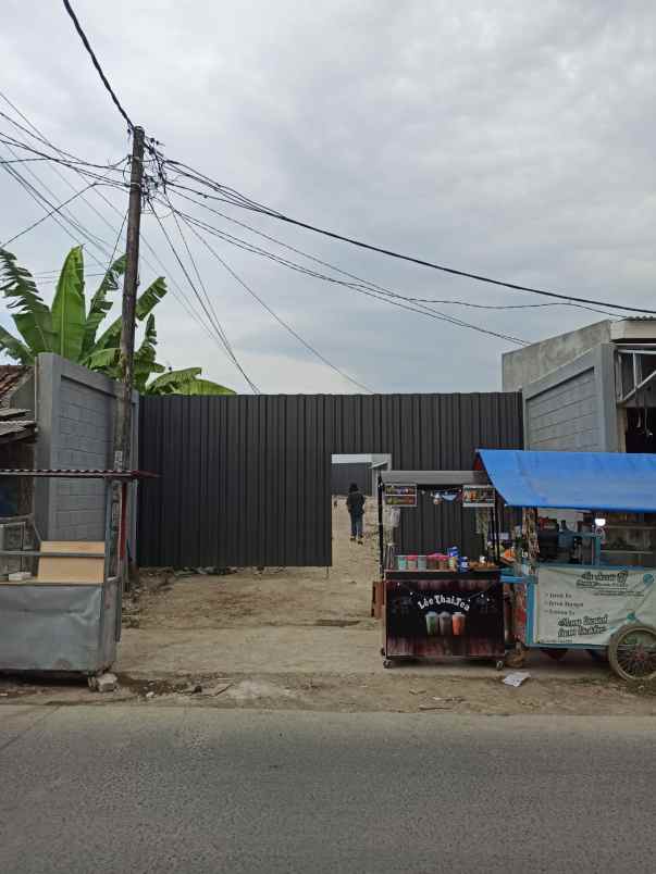 dijual tanah jl hj fudholi cikarang kota
