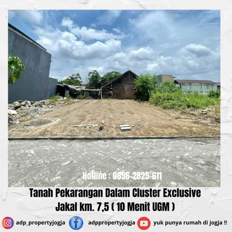 dijual tanah jl kaliurang km 7 5 dayu