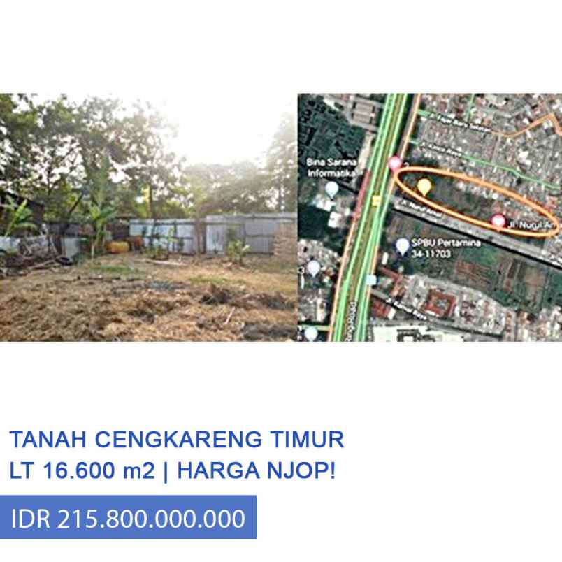 Dijual Tanah Komersil Dibawah Njop Di Cengkareng Timur Jakarta Barat