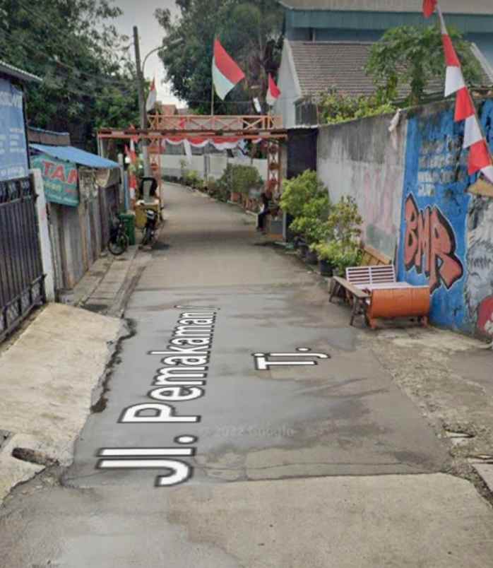 dijual tanah jl pemakaman serpong