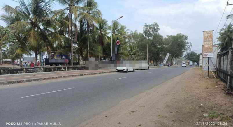 dijual tanah jl raya pamugaran