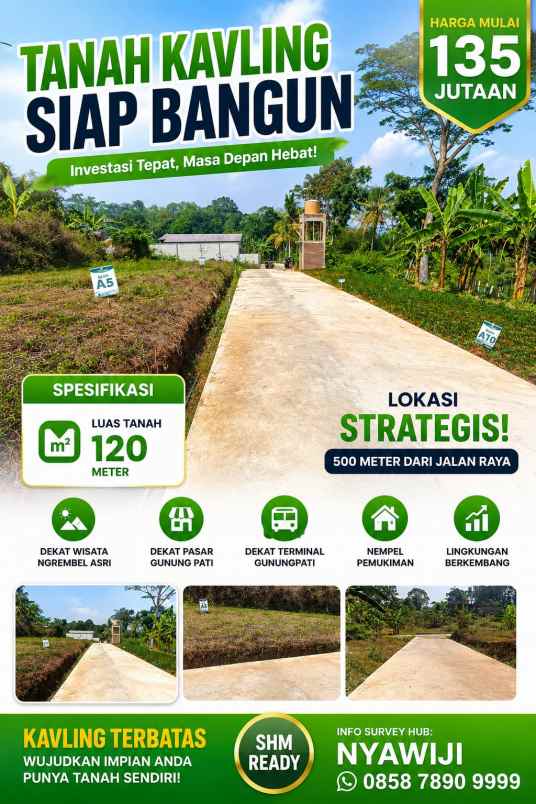 dijual tanah kandri