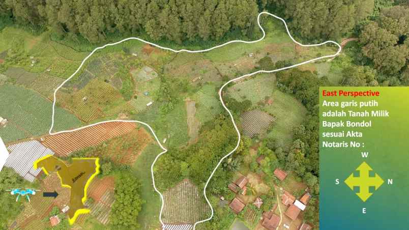 dijual tanah kp cigumentong desa