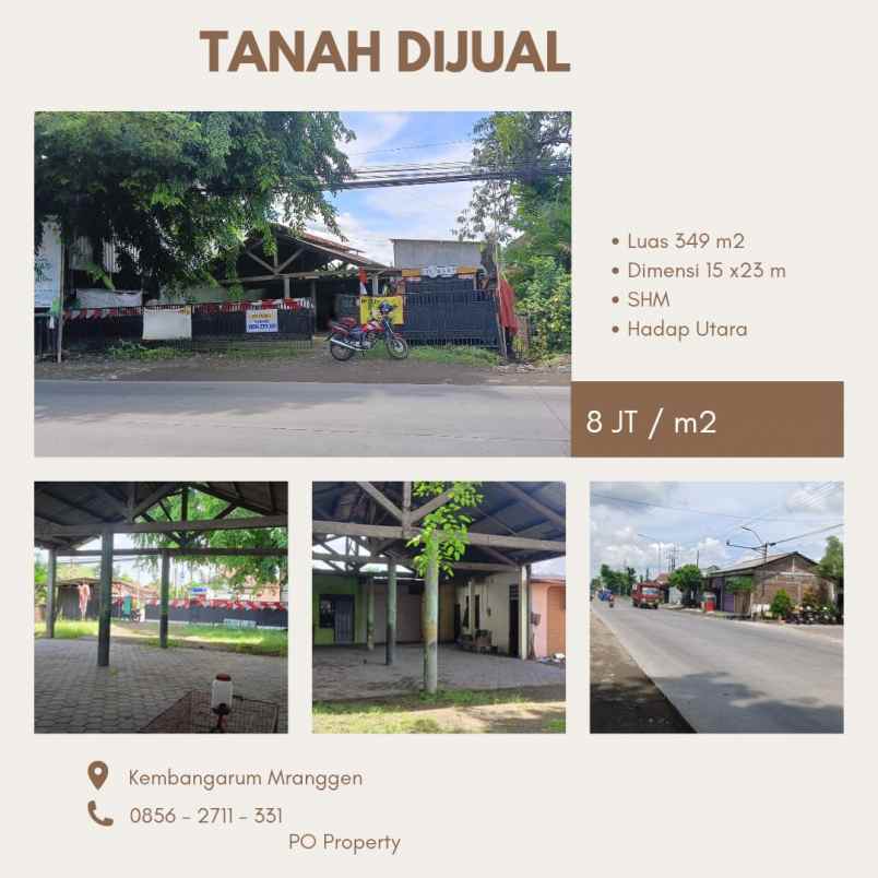 dijual tanah mranggen