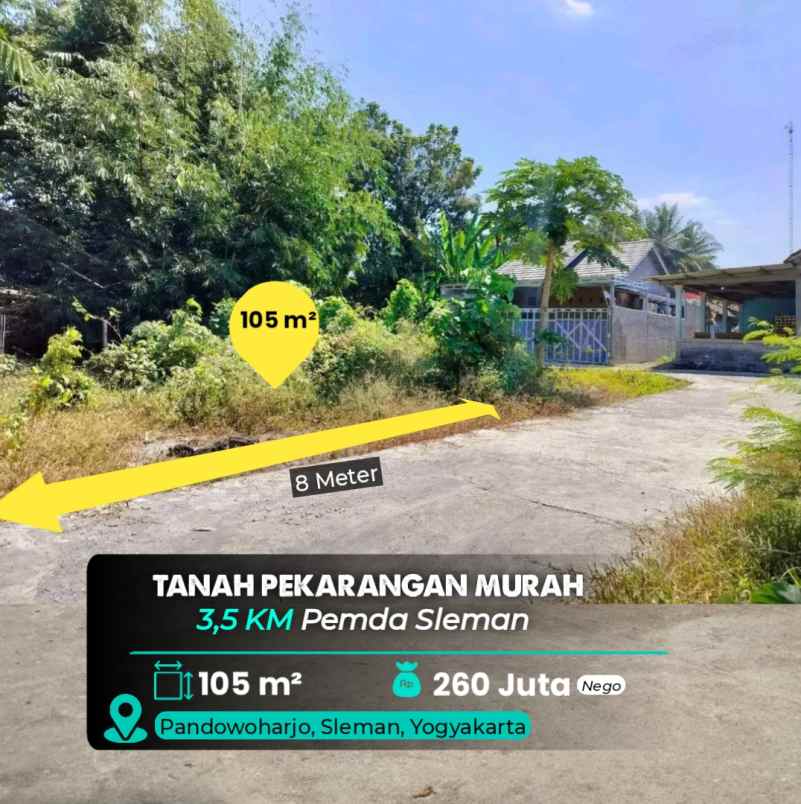 dijual tanah pemda sleman