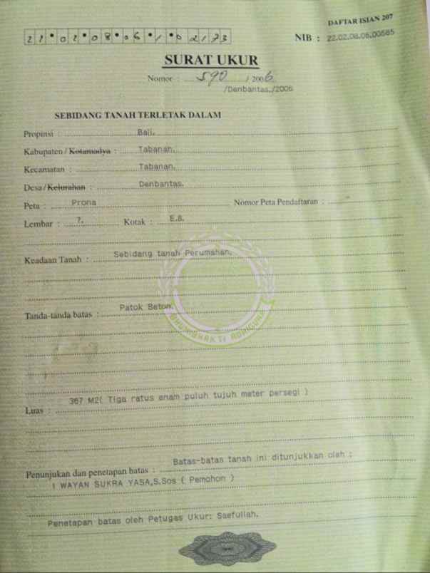 dijual tanah perum griya sekawan resudence