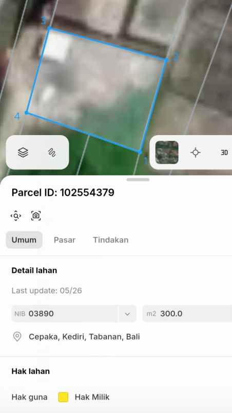 dijual tanah raya munggu kapal